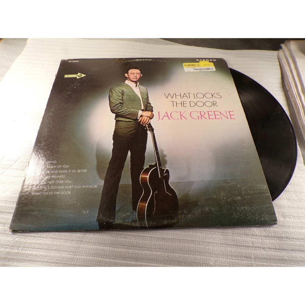 Jack Greene What Locks The Door Vinyl LP Decca DL74939 Stereo 1967 Country Music